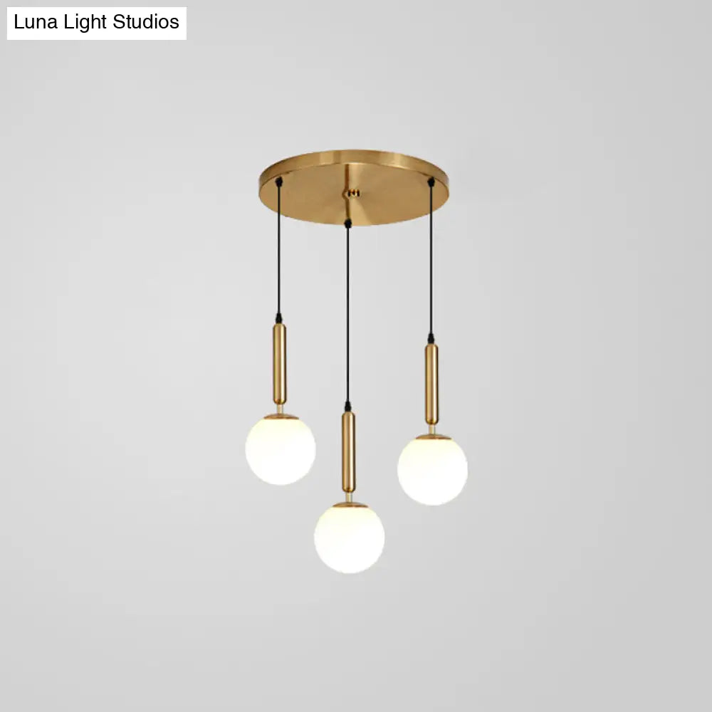 Minimalist Globe Pendant Light for Modern Living Rooms