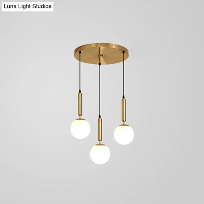 Minimalist Globe Pendant Light for Modern Living Rooms