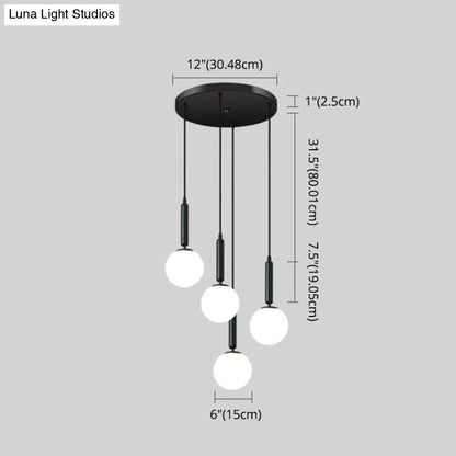 Minimalist Globe Pendant Light for Modern Living Rooms