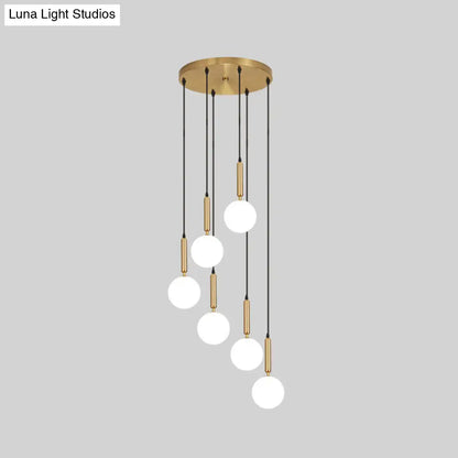 Minimalist Globe Pendant Light for Modern Living Rooms