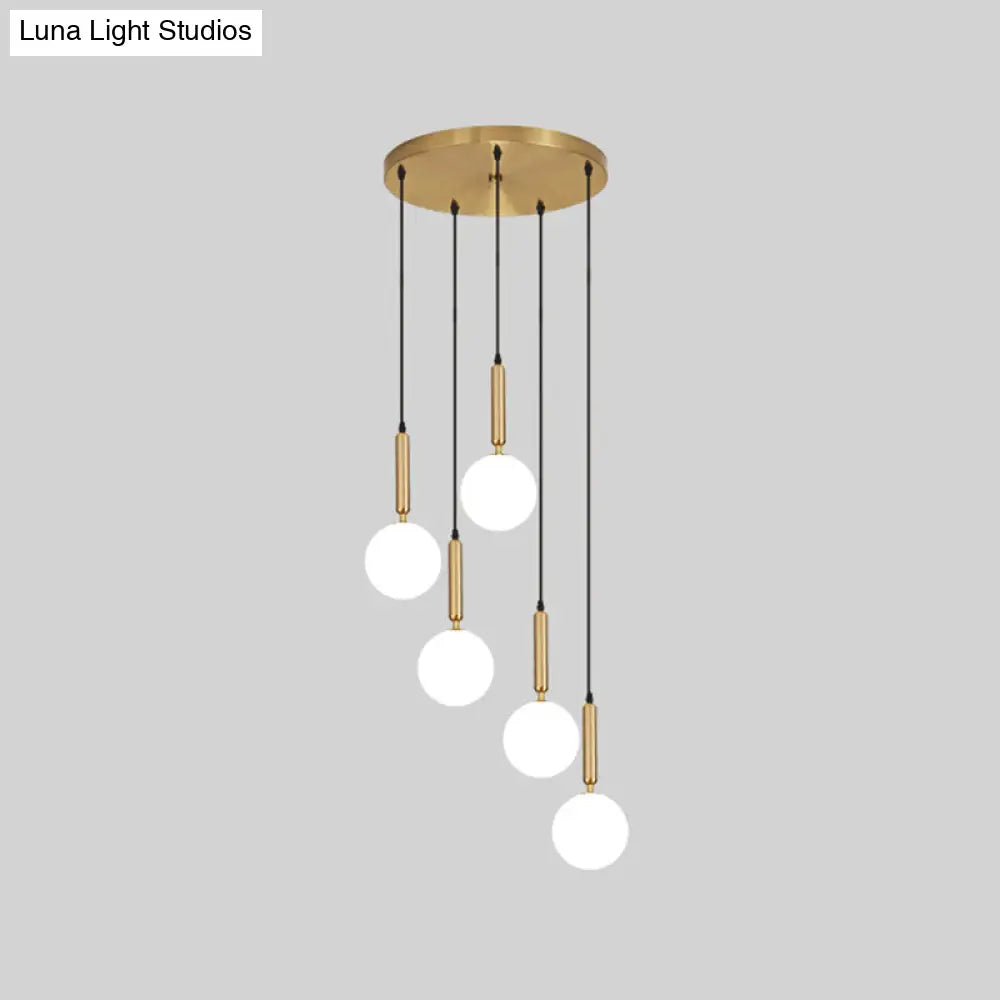 Minimalist Globe Pendant Light for Modern Living Rooms