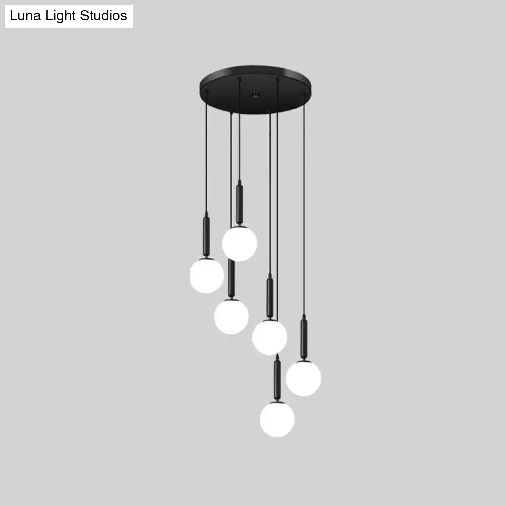 Minimalist Globe Pendant Light for Modern Living Rooms