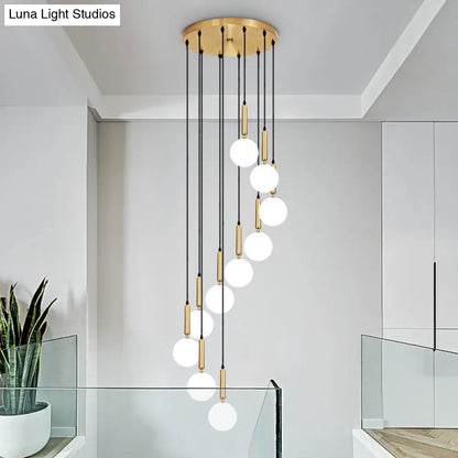 Minimalist Globe Pendant Light for Modern Living Rooms