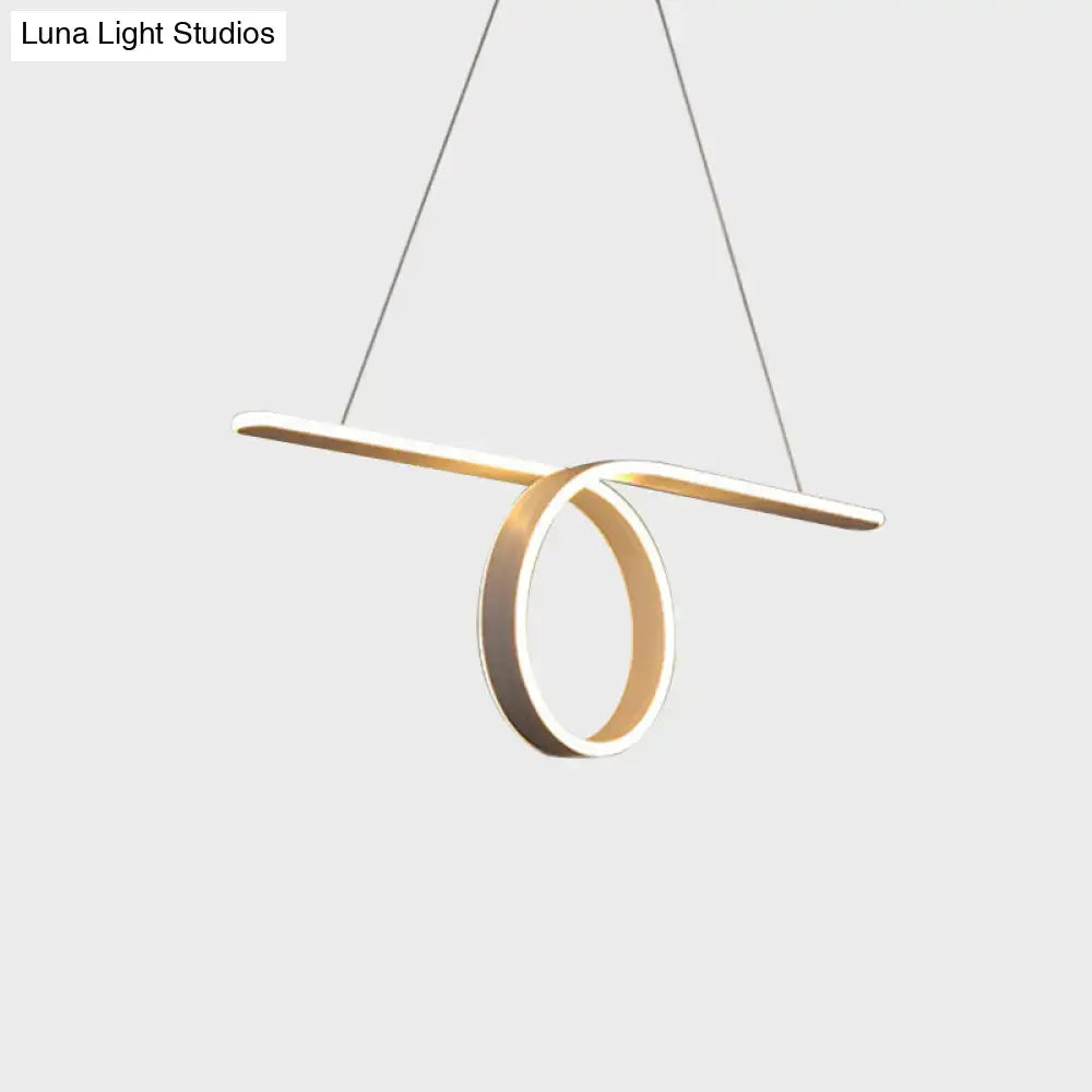 DecorBites™ minimalist grey LED pendant light with metal shade features warm white light and sleek fixture width design