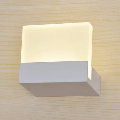 DecorBites™ DecorBites™ Minimalist LED Acrylic Slab Sconce Light - Warm/White Wall Lighting Solution