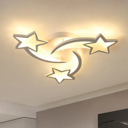 DecorBites™ DecorBites™ Minimalist LED Ceiling Light with Swirling Star Design for Living Room