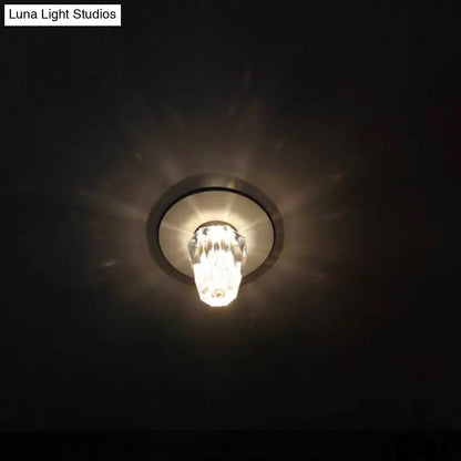 DecorBites™ DecorBites™ Minimalist LED Crystal Ceiling Lamp - Flush Mount Light Fixture