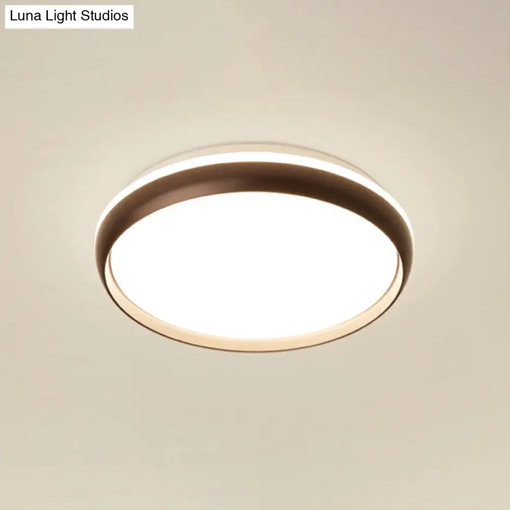 DecorBites™ DecorBites™ Lámpara de techo LED minimalista con pantalla acrílica - Iluminación empotrada negra/dorada/plateada para sala de estar