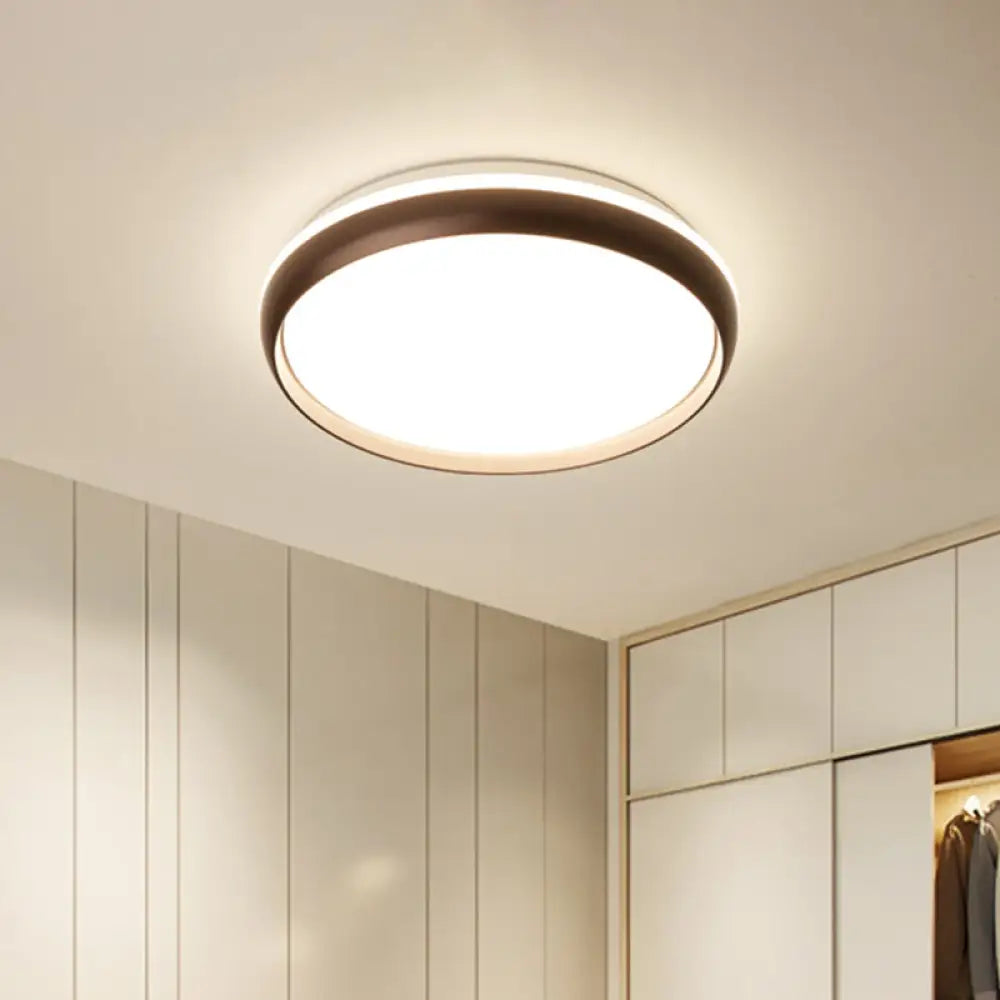 DecorBites™ DecorBites™ Lámpara de techo LED minimalista con pantalla acrílica - Iluminación empotrada negra/dorada/plateada para sala de estar