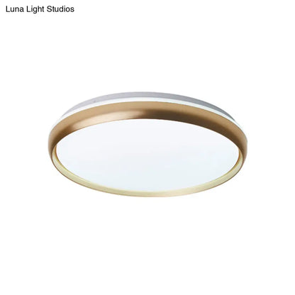 DecorBites™ DecorBites™ Lámpara de techo LED minimalista con pantalla acrílica - Iluminación empotrada negra/dorada/plateada para sala de estar