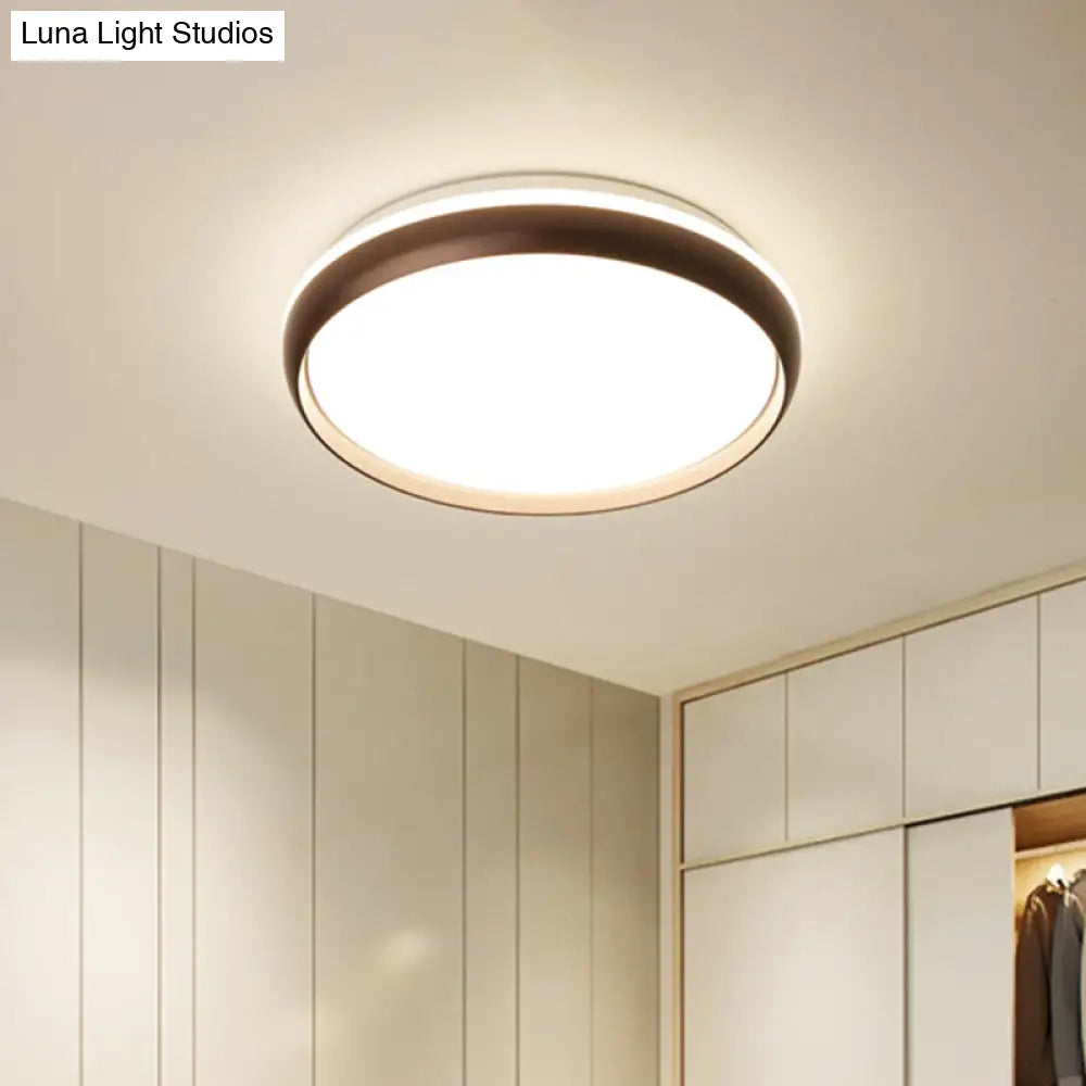 DecorBites™ DecorBites™ Lámpara de techo LED minimalista con pantalla acrílica - Iluminación empotrada negra/dorada/plateada para sala de estar