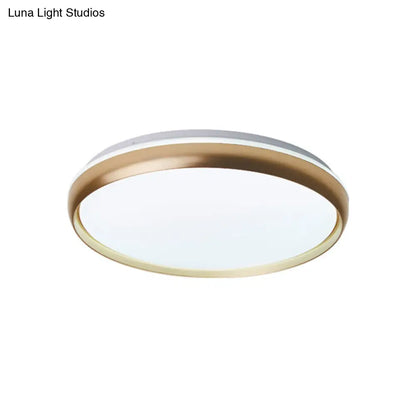 DecorBites™ DecorBites™ Lámpara de techo LED minimalista con pantalla acrílica - Iluminación empotrada negra/dorada/plateada para sala de estar