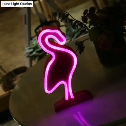 DecorBites™ DecorBites™ Minimalist LED Nightstand Lamp in White for Bedroom Mood Lighting