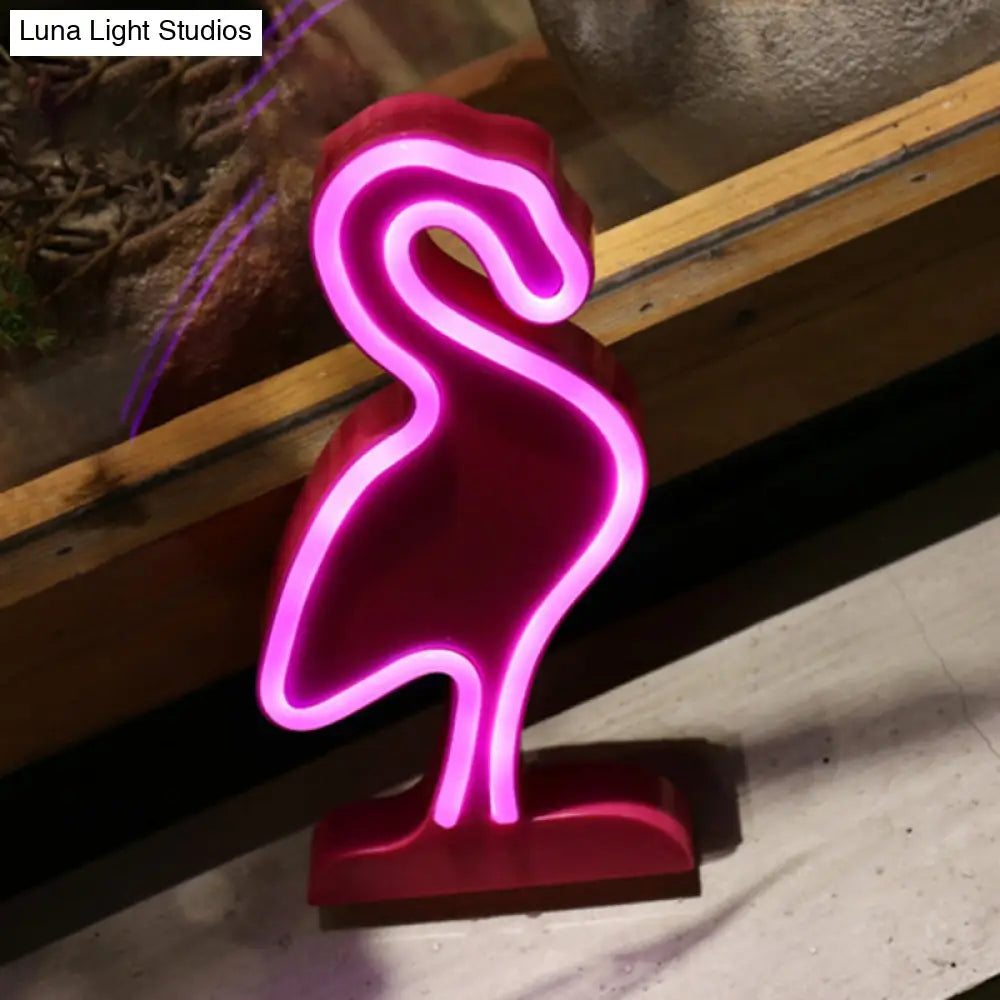 DecorBites™ DecorBites™ Minimalist LED Nightstand Lamp in White for Bedroom Mood Lighting