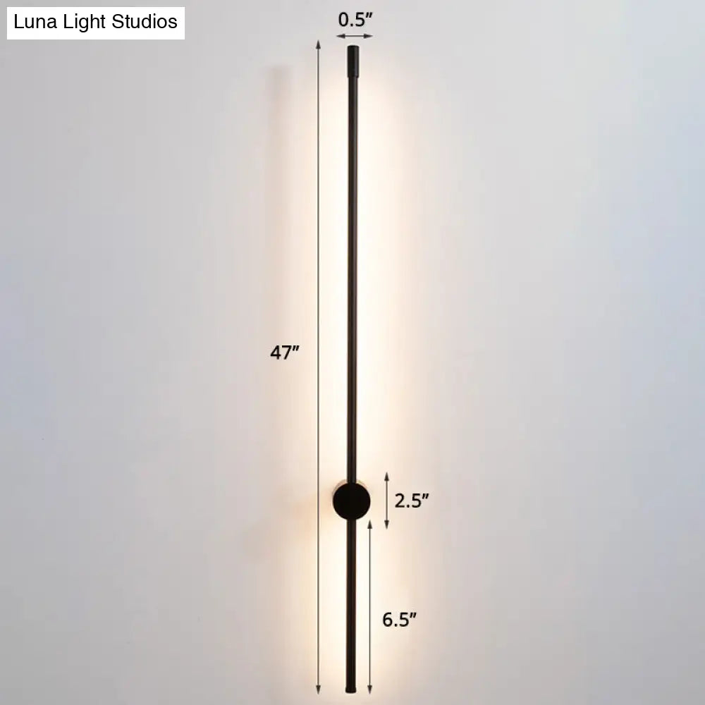 DecorBites™ DecorBites™ Minimalist LED Stair Sconce: Slim Aluminum Wall Light Fixture