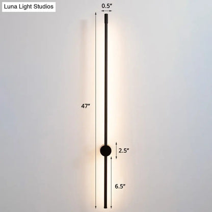 DecorBites™ DecorBites™ Minimalist LED Stair Sconce: Slim Aluminum Wall Light Fixture