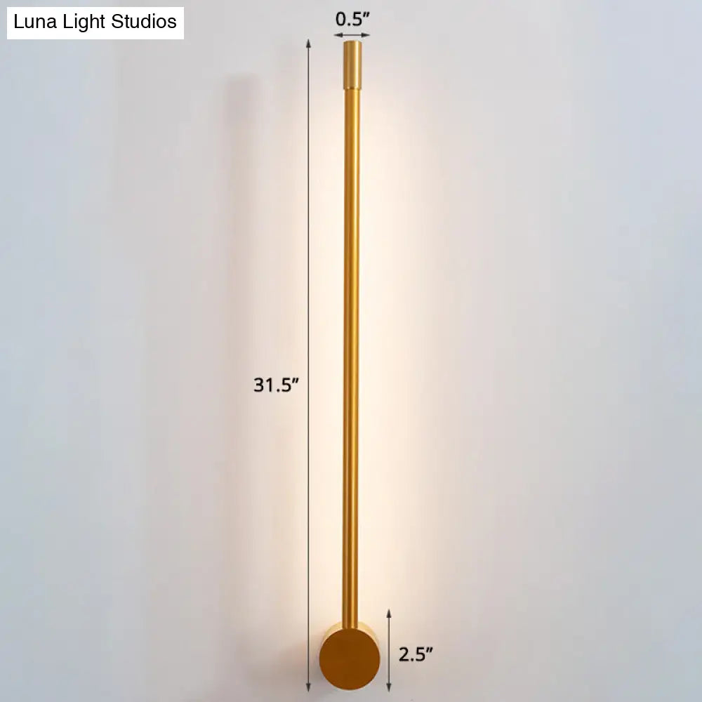 DecorBites™ DecorBites™ Minimalist LED Stair Sconce: Slim Aluminum Wall Light Fixture