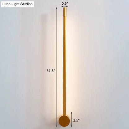 DecorBites™ DecorBites™ Minimalist LED Stair Sconce: Slim Aluminum Wall Light Fixture