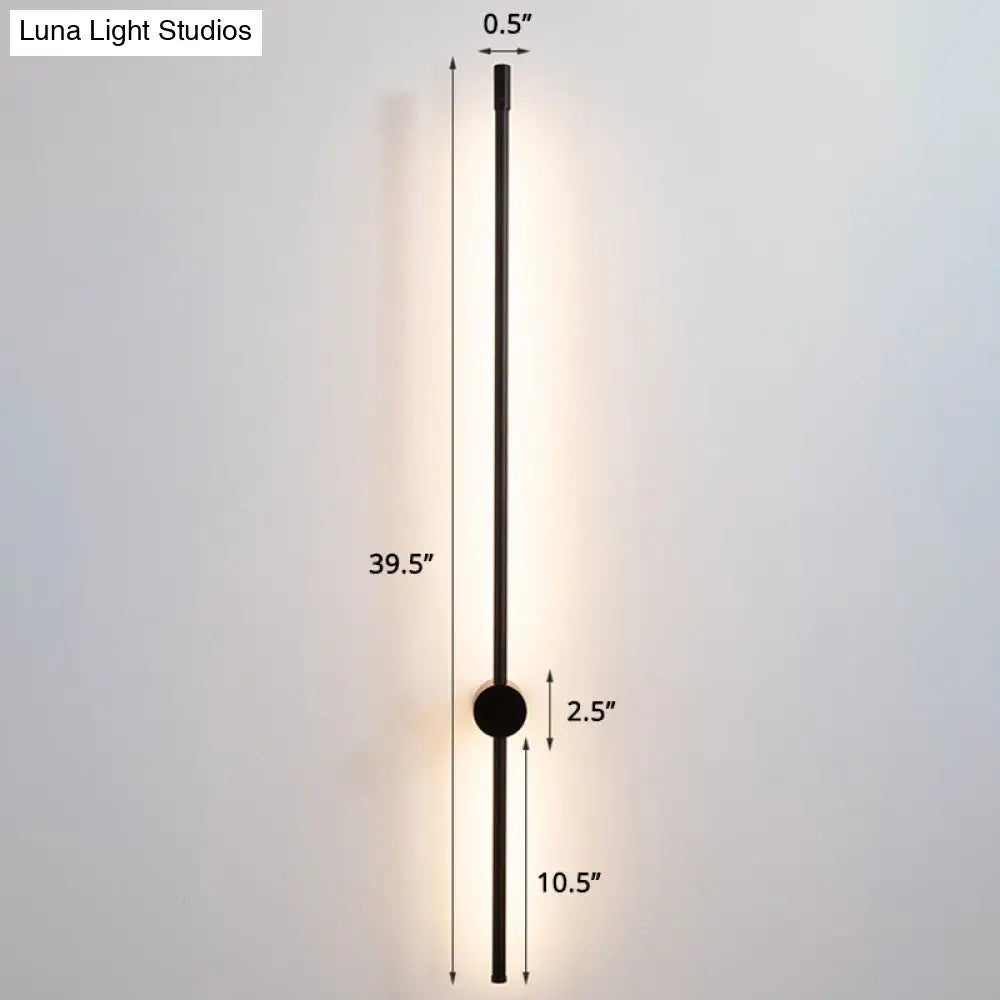 DecorBites™ DecorBites™ Minimalist LED Stair Sconce: Slim Aluminum Wall Light Fixture