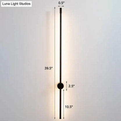 DecorBites™ DecorBites™ Minimalist LED Stair Sconce: Slim Aluminum Wall Light Fixture