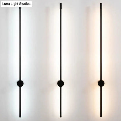 DecorBites™ DecorBites™ Minimalist LED Stair Sconce: Slim Aluminum Wall Light Fixture