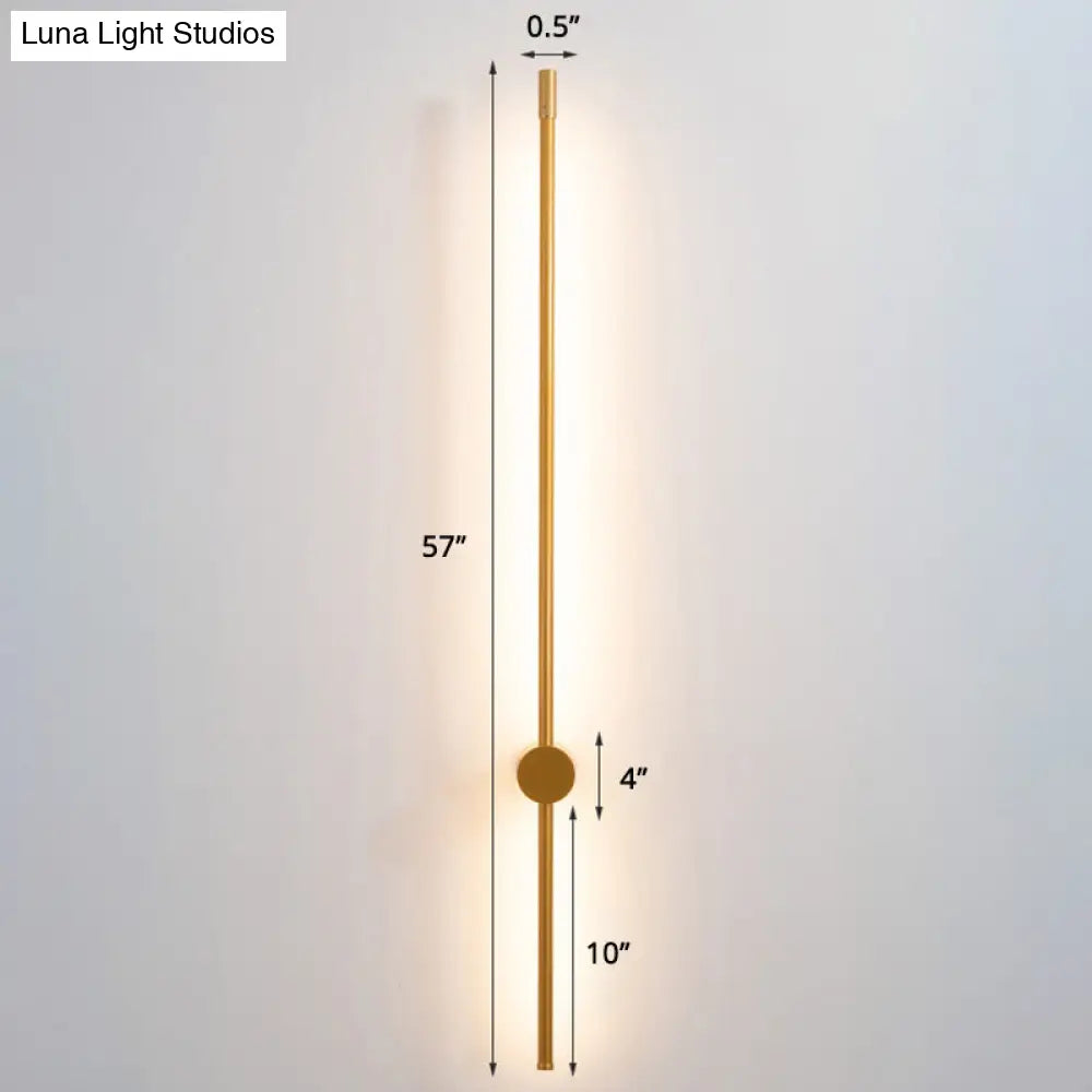 DecorBites™ DecorBites™ Minimalist LED Stair Sconce: Slim Aluminum Wall Light Fixture