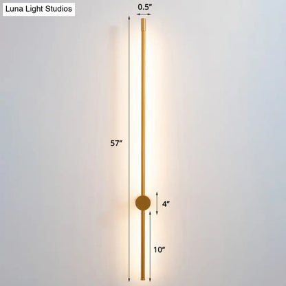 DecorBites™ DecorBites™ Minimalist LED Stair Sconce: Slim Aluminum Wall Light Fixture