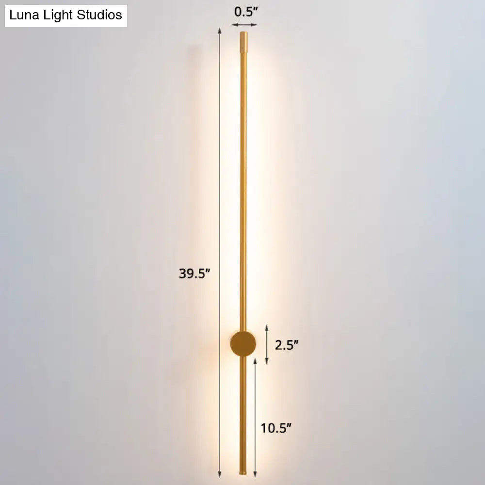 DecorBites™ DecorBites™ Minimalist LED Stair Sconce: Slim Aluminum Wall Light Fixture
