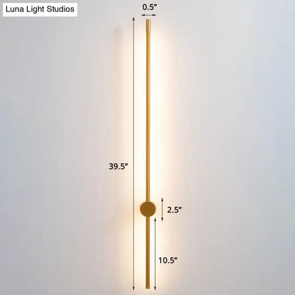 DecorBites™ DecorBites™ Minimalist LED Stair Sconce: Slim Aluminum Wall Light Fixture