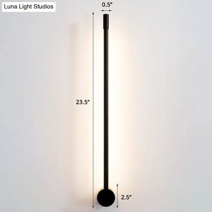 DecorBites™ DecorBites™ Minimalist LED Stair Sconce: Slim Aluminum Wall Light Fixture