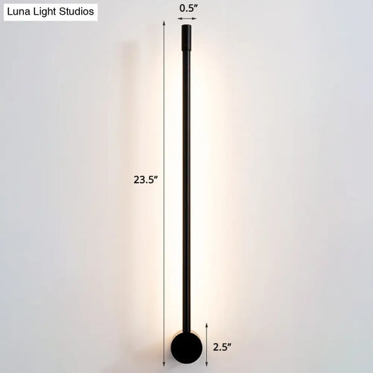 DecorBites™ DecorBites™ Minimalist LED Stair Sconce: Slim Aluminum Wall Light Fixture