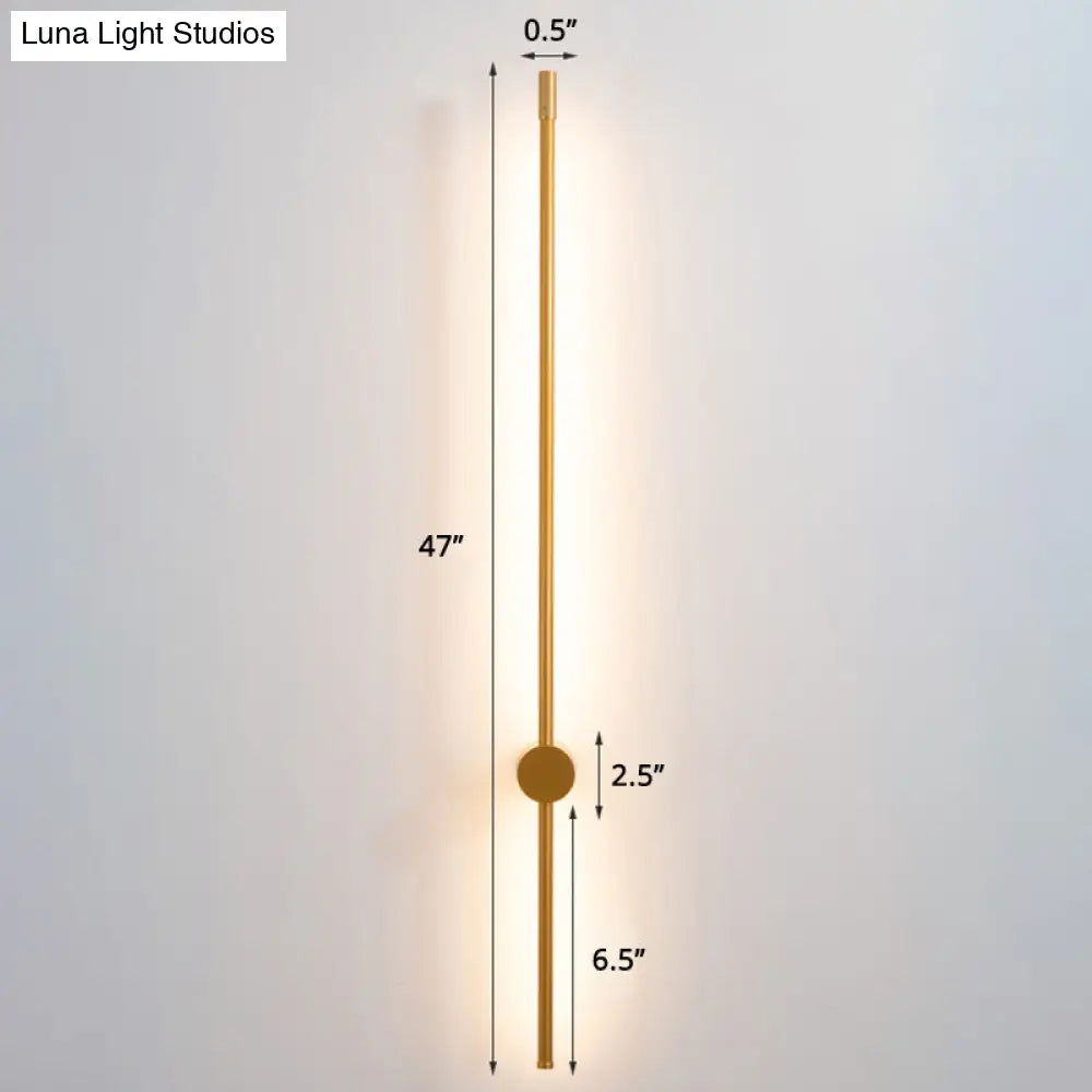 DecorBites™ DecorBites™ Minimalist LED Stair Sconce: Slim Aluminum Wall Light Fixture