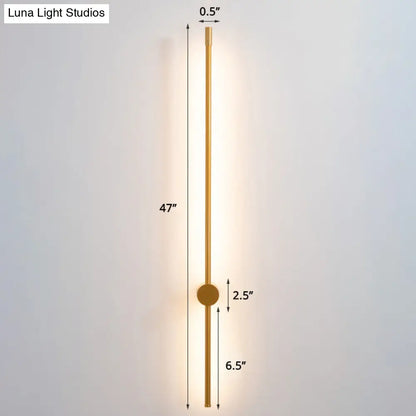 DecorBites™ DecorBites™ Minimalist LED Stair Sconce: Slim Aluminum Wall Light Fixture