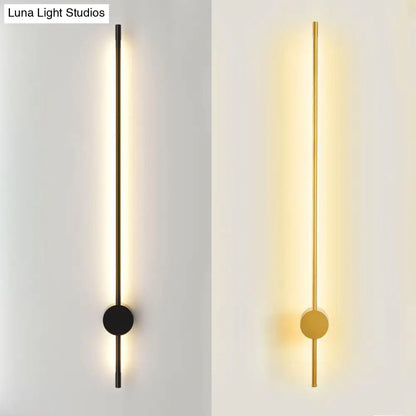 DecorBites™ DecorBites™ Minimalist LED Stair Sconce: Slim Aluminum Wall Light Fixture
