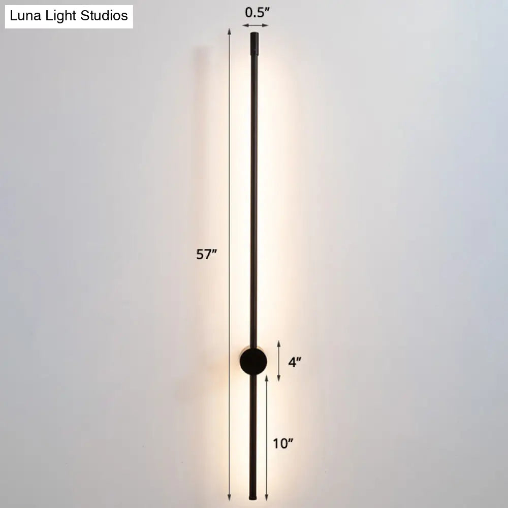 DecorBites™ DecorBites™ Minimalist LED Stair Sconce: Slim Aluminum Wall Light Fixture
