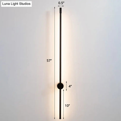 DecorBites™ DecorBites™ Minimalist LED Stair Sconce: Slim Aluminum Wall Light Fixture