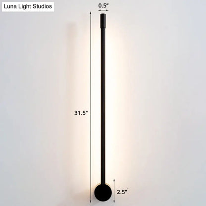 DecorBites™ DecorBites™ Minimalist LED Stair Sconce: Slim Aluminum Wall Light Fixture