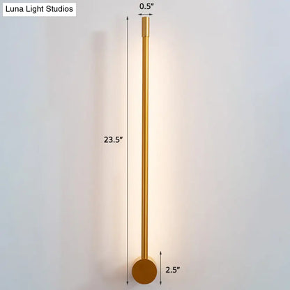 DecorBites™ DecorBites™ Minimalist LED Stair Sconce: Slim Aluminum Wall Light Fixture