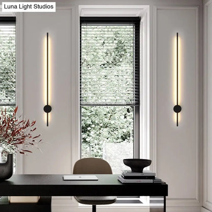 DecorBites™ DecorBites™ Minimalist LED Stair Sconce: Slim Aluminum Wall Light Fixture