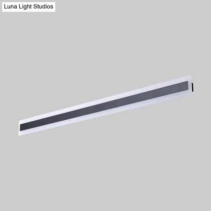 DecorBites™ DecorBites™ Minimalist LED Wall Sconce with Black Metal Frame and Acrylic Shade