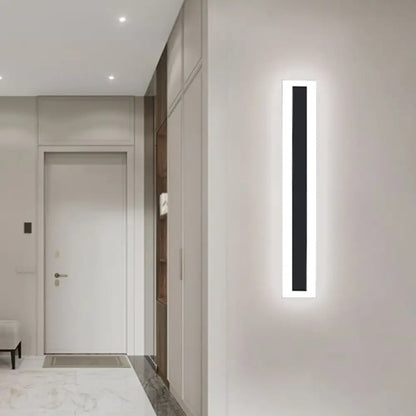 DecorBites™ DecorBites™ Minimalist LED Wall Sconce with Black Metal Frame and Acrylic Shade