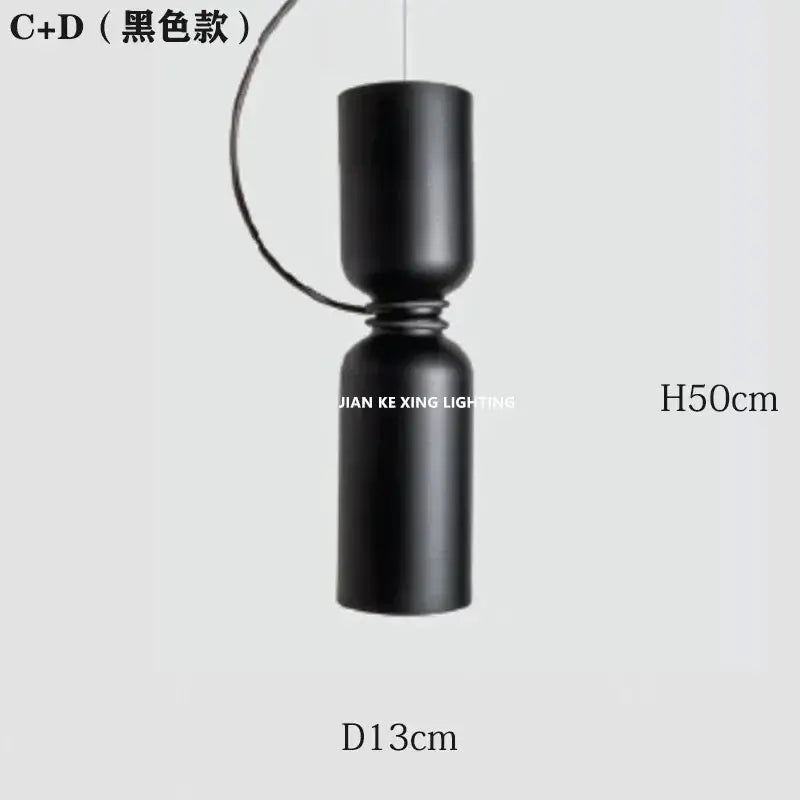 Minimalist matte black cylindrical pendant light with decorbites forged iron for modern dining room decorbites chandelier