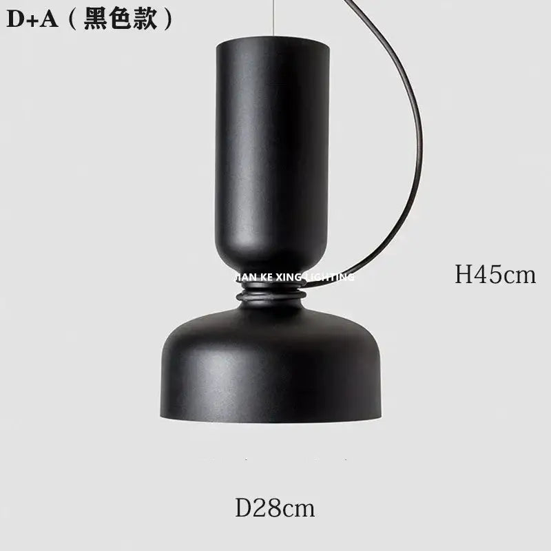 Minimalist matte black cylindrical pendant light made of forged iron for dining room decorbites forged iron chandelier