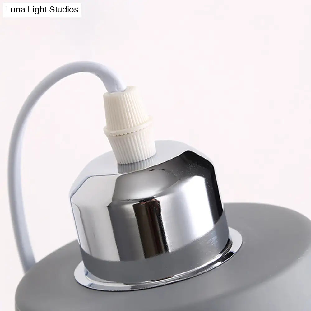 DecorBites™ DecorBites™ Minimalist Metal Conical Sconce Light Fixture - Gray/White/Pink/Yellow/Blue/Green