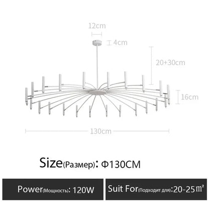 Minimalist Metal G9 Pendant Chandelier - Decorbites