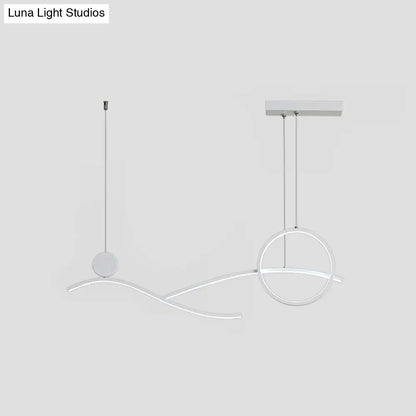 ديكوربايتس™ مصباح LED معدني معلق بسيط لغرفة الطعام وجزيرة المطبخ