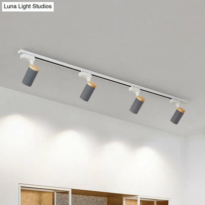 DecorBites™ DecorBites™ Minimalist Metal LED Track Lamp - Tube Shape for Bedroom Ceiling Lighting