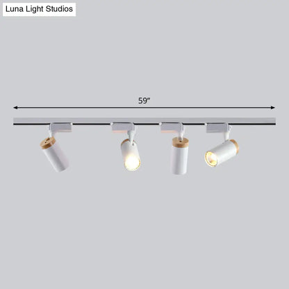 DecorBites™ DecorBites™ Minimalist Metal LED Track Lamp - Tube Shape for Bedroom Ceiling Lighting