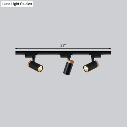 DecorBites™ DecorBites™ Minimalist Metal LED Track Lamp - Tube Shape for Bedroom Ceiling Lighting