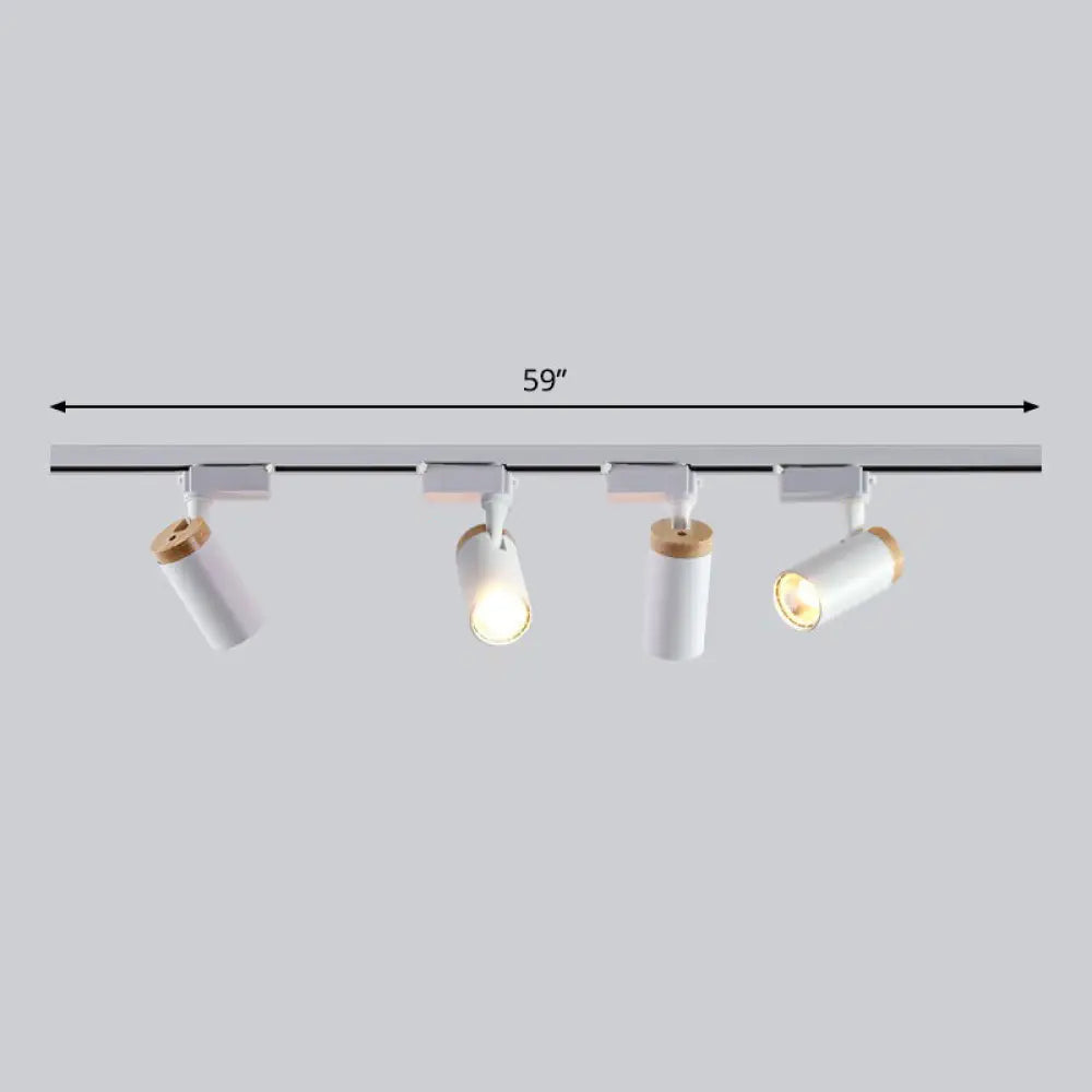DecorBites™ DecorBites™ Minimalist Metal LED Track Lamp - Tube Shape for Bedroom Ceiling Lighting